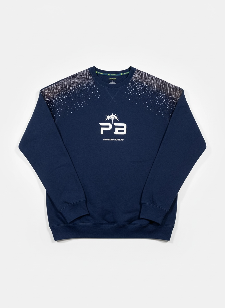 "Crisp Blue" Crewneck
