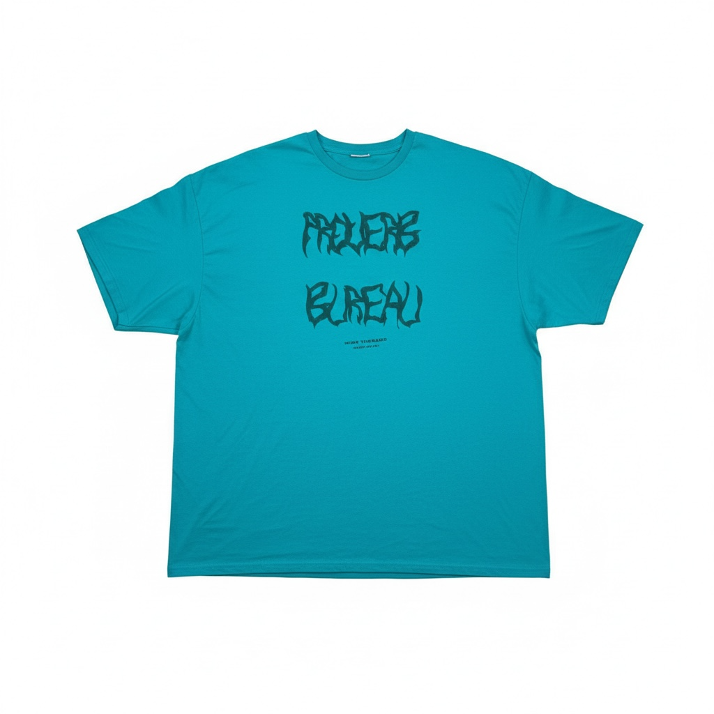 Proverb Bureau Torch Tee - Turquoise